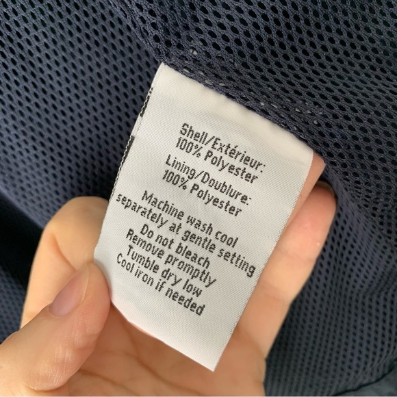 North END windbreaker Navy Jacket Ladies Size Large - Picture 7 of 10